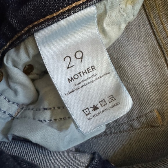 MOTHER The Scrapper Cuff Ankle Fray Jeans – Size 29 - Picture 4 of 11